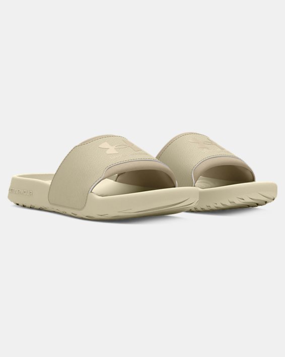 Women's UA Ignite Select Slides in Brown image number 3